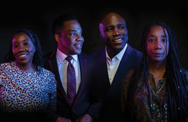 (Left to right) Ashanti McGee, Earl Turner, Tony Gladney and Erica Vital-Lazare